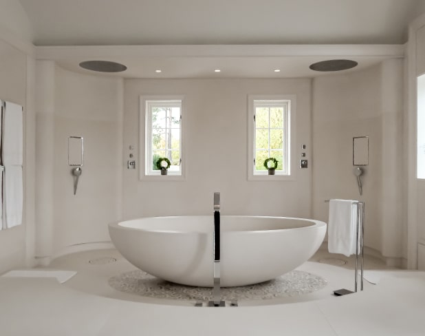 Luxury bathroom interior