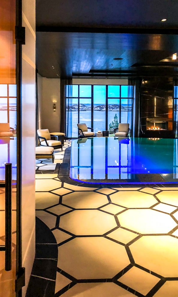 Luxury spa interior