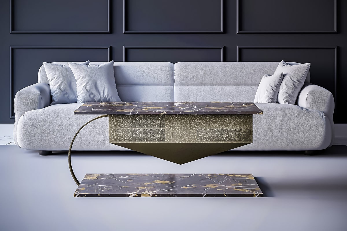 Studio Celiberti aenigma soggiorno bespoke living space, view 01
