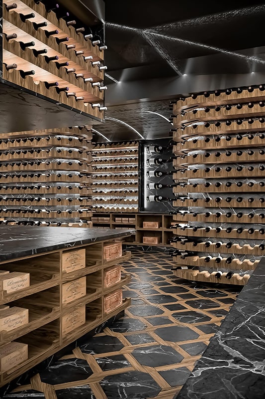 Studio Celiberti geneva wine cellar, view 03