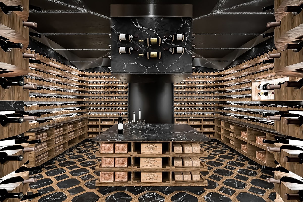 Studio Celiberti geneva wine cellar, view 05