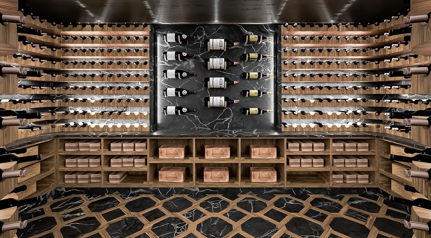 Studio Celiberti geneva wine cellar, view 06