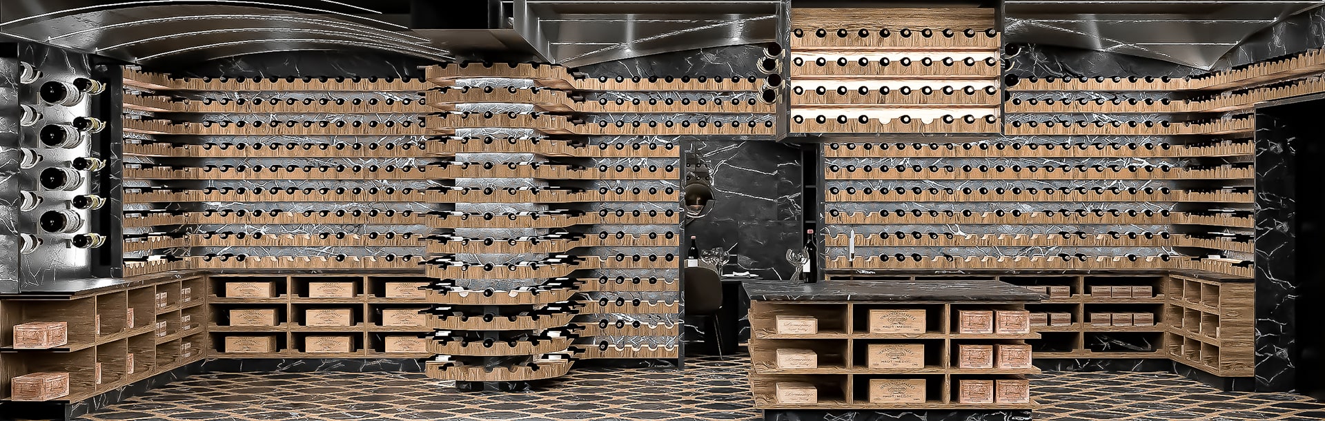 Studio Celiberti geneva wine cellar, view 07