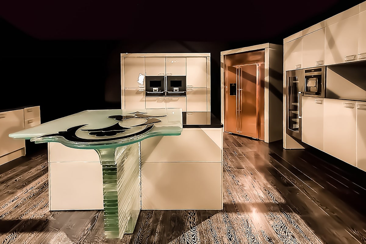 Studio Celiberti fiore di cristallo million pound kitchen, view 02