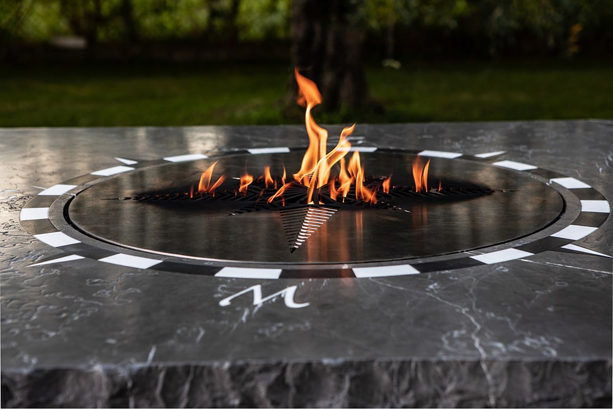 Studio Celiberti origin fuoco fireplace, view 03