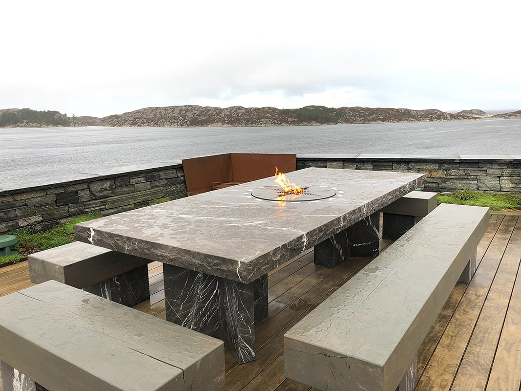 Studio Celiberti origin fuoco fireplace, view 08