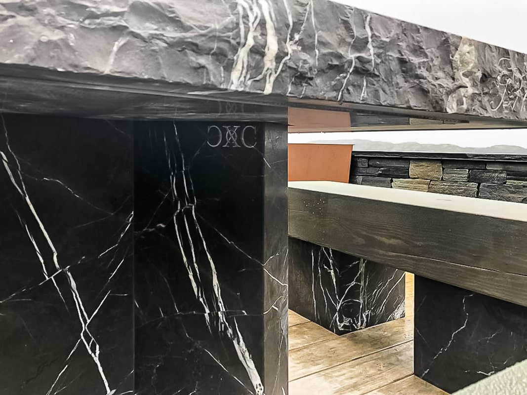 Studio Celiberti origin fuoco fireplace, view 11
