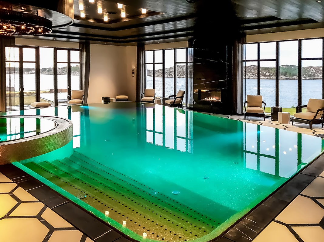 Studio Celiberti luxury spa interior, view 01