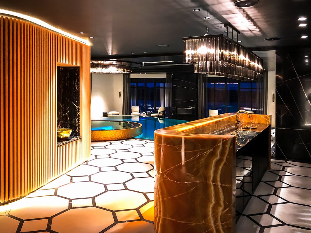 Studio Celiberti luxury spa interior, view 04