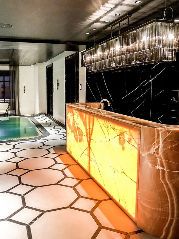 Studio Celiberti luxury spa interior, view 07